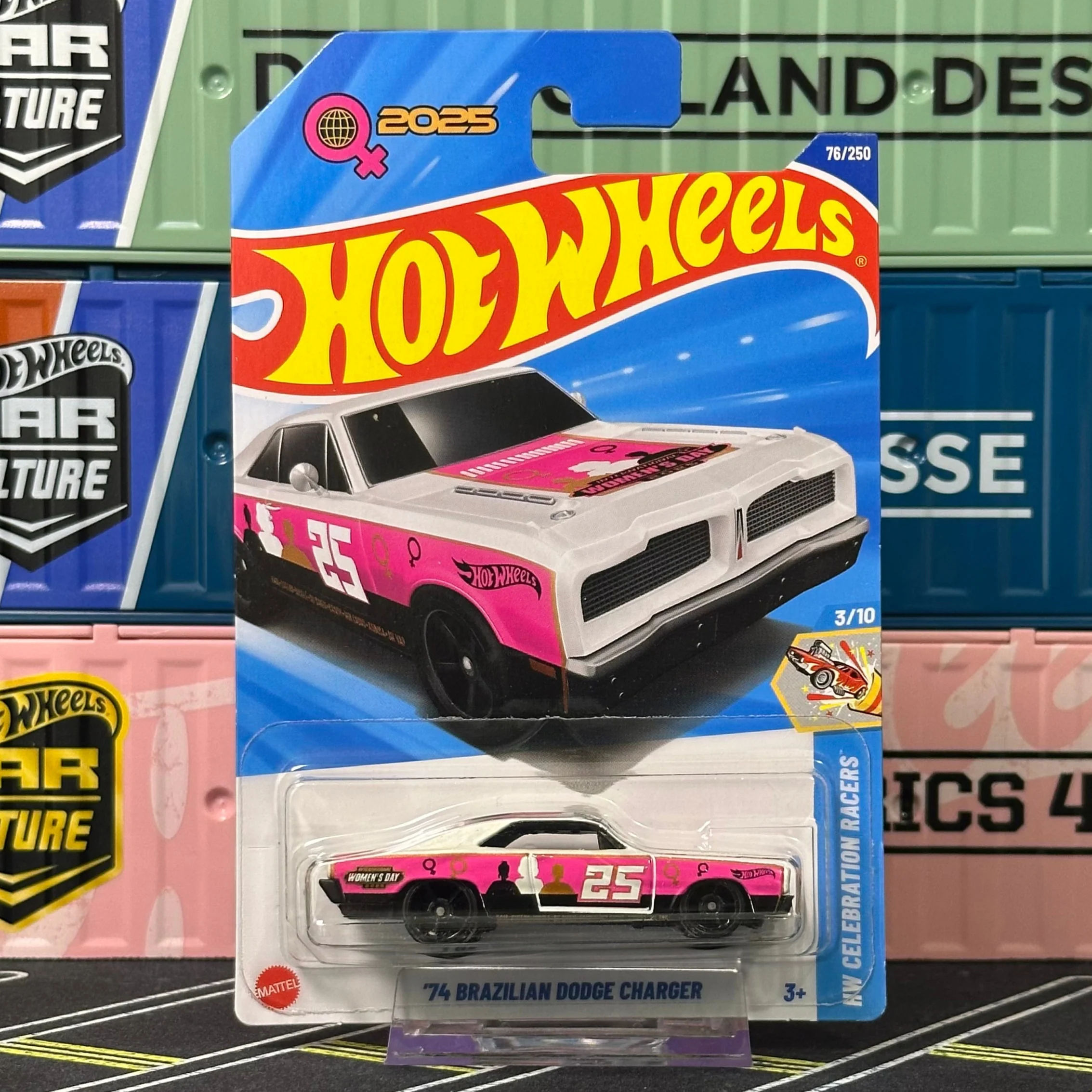 Hot Wheels 2025 Mainline '74 Brazilian Dodge Charger 76/250