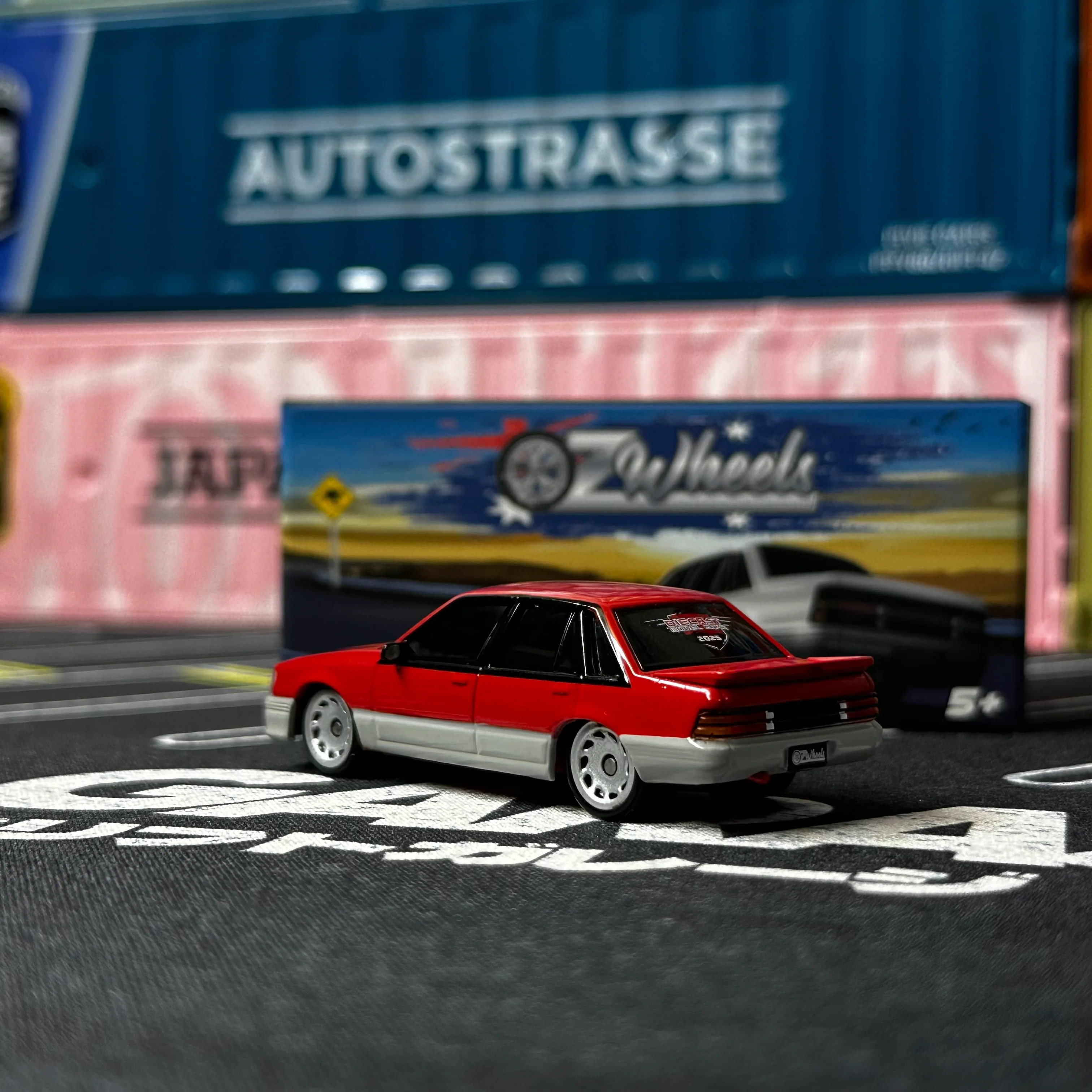 *LOOSE* OZ Wheels 2025 Diecast Model Expo 1985 Holden VK Commodore Redbellies - Image 2