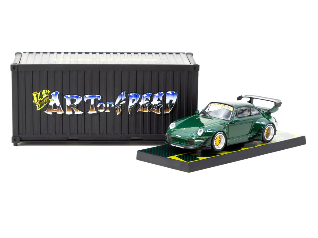 Tarmac Works 1/64 RWB 993 Hanabi with Container - Art of Speed Malaysia Special Edition - Image 2